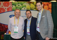 Paul Marier, Eric Jones and James Smith with Capespan North America.